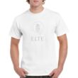 Kép 1/2 - Címeres fehér férfi póló szürke ELTE logóval - S