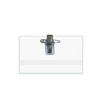 Name Badge - Clip-On 90 x 56 mm