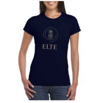 ELTE címeres kék-arany póló női- XL
