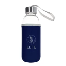  Dokath Glass Water Bottle - 420 ml - Blue