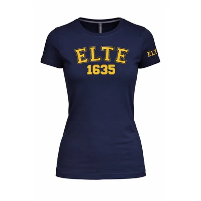 ELTE Women's T-Shirt - Navy/Yellow - M