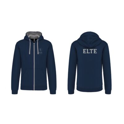 Zip hoodie Navy/ Grey 