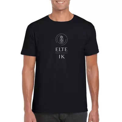 ELTE IK fekete póló - S