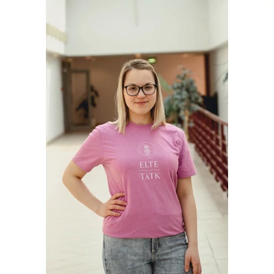 ELTE TáTK póló Unisex  lila- ELŐRENDELHETŐ