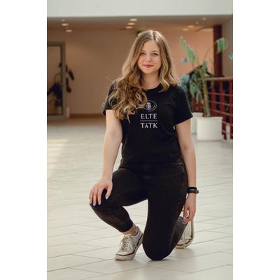 ELTE TáTK póló Unisex  fekete - ELŐRENDELHETŐ