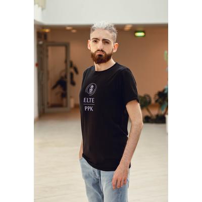ELTE PPK fekete póló - S