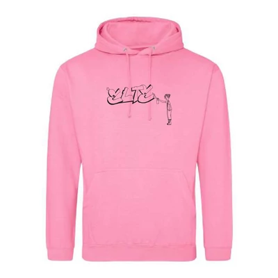 Egyedi pulóver 0014 - candyfloss pink