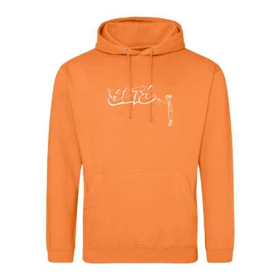 Egyedi pulóver 0049 - light orange