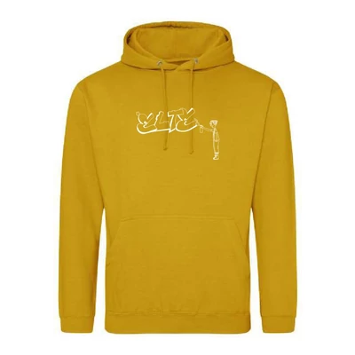 Egyedi pulóver 0057 - mustard