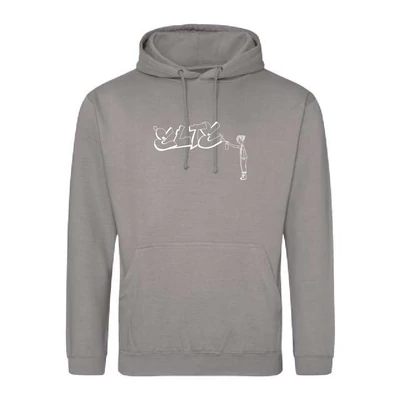 Egyedi pulóver 0070 - platinum grey