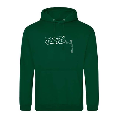 Egyedi pulóver 0074 - rainforest green