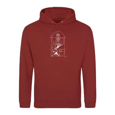 Egyedi pulóver 0010 - brick red