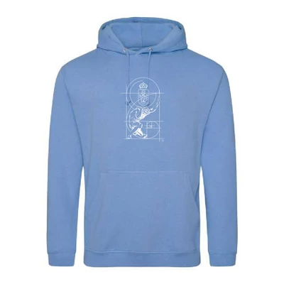Egyedi pulóver 0020 - cornflower blue