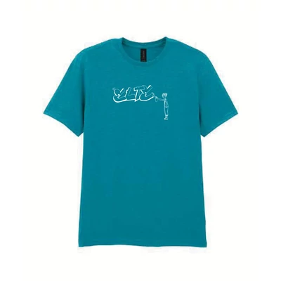 Egyedi póló 027 - tropical blue