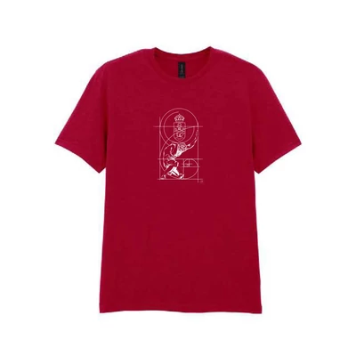 Egyedi póló 006 - cherry red