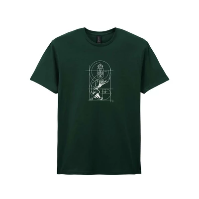 Egyedi póló 028 - forest green