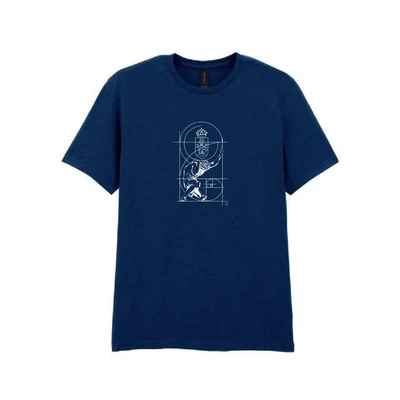 Egyedi póló 039 - navy