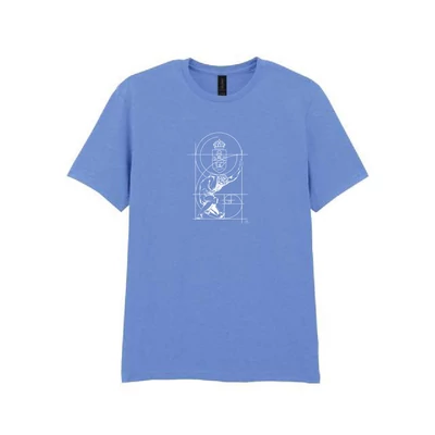 Egyedi póló 041 - carolina blue
