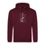 Egyedi pulóver 0010 - burgundy