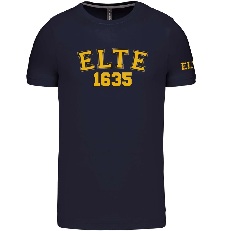 Kereknyakú Navy póló - ELTE 1635 - L