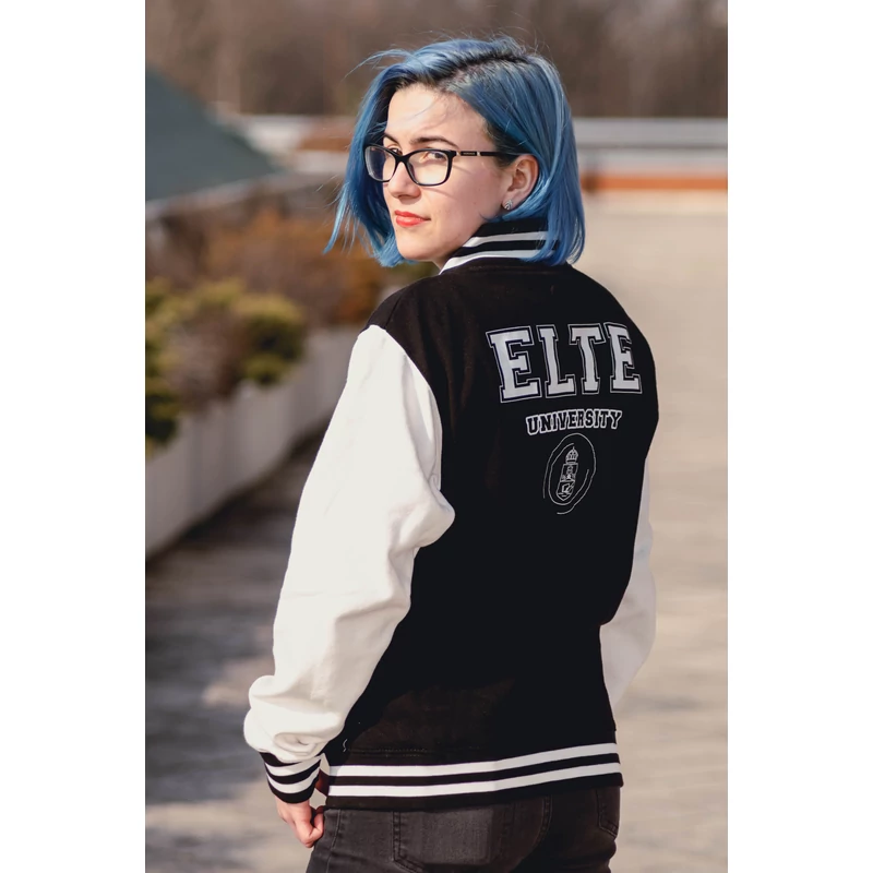 Snap Jacket Black/White - XS