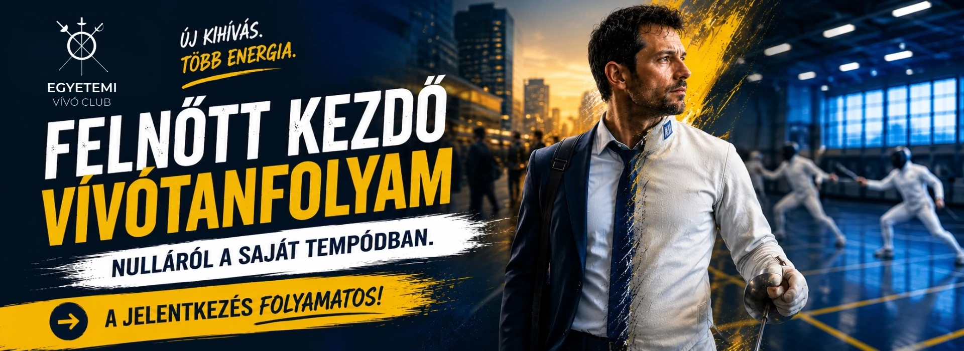 Felnőtt kezdő vívótanfolyam